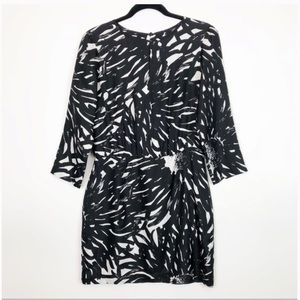 Anthropologie 4c Brush Stroke Mini Dress